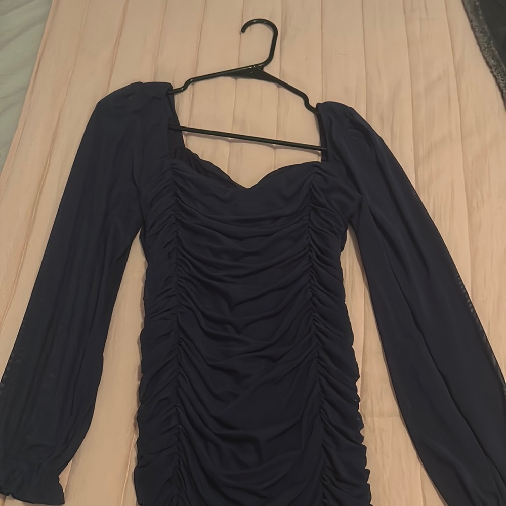 Dark blue dress